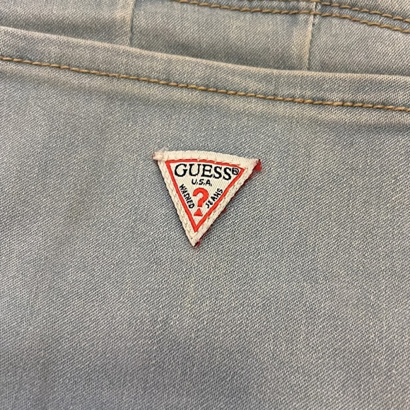 Guess High Rise Jean Shorts - Picture 3 of 4